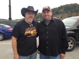 Capt. Jack of Renegade Radio Nashville and I at the Knoxville Truck Stop Tour 