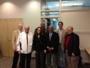 Martin Percy, City of Knoxville Traffic Engineering, Vice Mayor Nick Pavlis, Rene Hoyos, Hubert Smith, Alvin Nance of KCDC, City Councilman George Wallace and Shopper News Contributor Victor Ashe