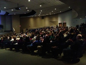 Part of the crowd from the 2014 State of the Schools Address. Held at Hardin Valley Academy