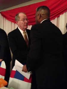 TN Senior Senator Lamar Alexander (R) welcomes Congressman West 