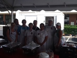 L.B. Steele Catering Crew. the best food