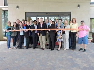 Friday ribbon cutting with staff, friends and all of Knoxville
