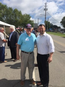 Knoxville Businessman Jim Jennings with South Knox Entrepreneur and 2016 Knox County Commission Ninth District Candidate Josh Ward 