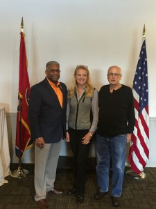 Lt. Col. Allen West with Susan and Nathan Rothchild of Rothchild Catering and Conference Center.
