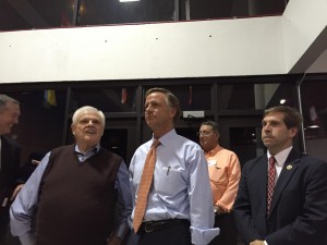 Senator Yager, Governor Haslam, State Rep. Kent Calfee (in the back with orange shirt) and Congressman Chuck Fleischman