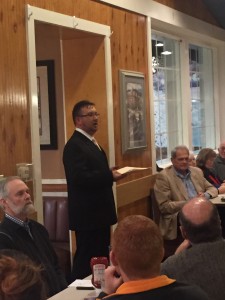Andrew Graybeal, Candidate for Knox Co Property Assessor speaking to the Center City Conaervatives Republican Club 1-28-2016