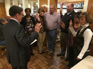 2016 Officers sworn in and installed by Knox Co. Chancellor John Weaver