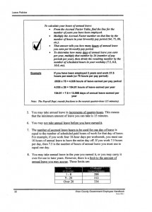 Knox County's Leave Policy (page 2)