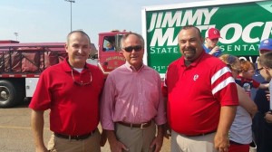 From left to right, Loudon County Trustee Chip Miller, State Representative Jimmy Matock and Loudon County Mayor Buddy Bradshaw Photo Credit: Chip Miller's Facebook page. 