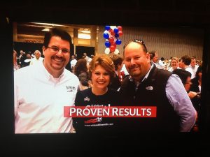 Republican State Rep. Eddie Smith, wife Lana and Conservative blogger Brian Hornback in 2014 when Smith was campaigning and before the voters elected him and rejected the Democrat incumbent. 