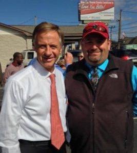 Gov. Haslam and I outside the Handee Burger in Kingston, TN in October 2012.