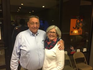 Rep. Calfee with wife Marilyn after receiving more than 60% of the district vote. 