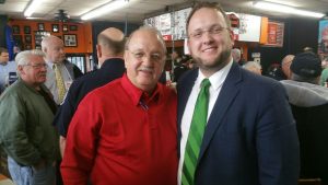 Knox County Commission Candidate at Large Justin Biggs (on the right) with his dad Eddie Biggs