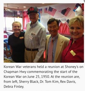 This is from the Knox News News Sentinel in 2013 when they did a story on remembering the Korean War