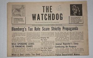 The Watchdog, Knoxville's previous independent accountability measure. Produced by Grocer Cas Walker.