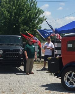 2018 Loudon County Sheriff Candidate Scott Newman helped pull off a successful event.