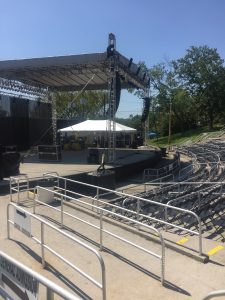 LoCash getting ready to begin set up and sound check