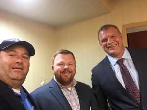 Holding up the back corner of the room was Knox County Mayor Candidate Glenn Jacobs, Jacobs Campaign Manager Bryan Hair and Myself. 