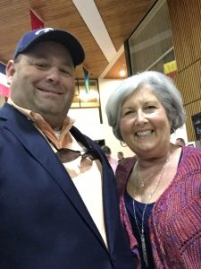 My good friend Marilyn Calfee (wife of State Rep. Kent Calfee) and I 