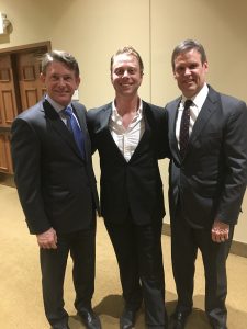 Knox County Young Republican Federation Chairman Justin Mash with TN Republican Candidates for Governor Randy Boyd and Bill Lee