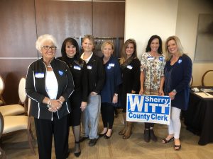 Witt and her group of campaign volunteers