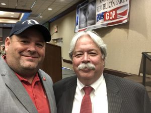 Knox County Republican Party Chairman Buddy Burkhardt and Former Knox County Republican Party Chairman Brian Hornback