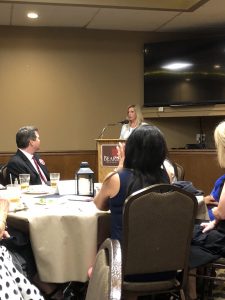 Sherry Witt, a winner herself in being the next Knox County Clerk served as the Master of Ceremonies as she is the Program Director for the club