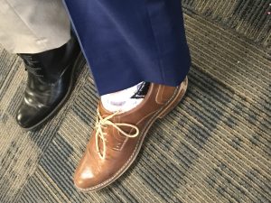 The sock award goes to Republican Knox County Commission at Large Seat 11 Candidate Justin Biggs