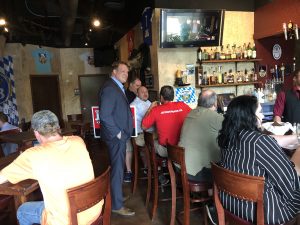 Glenn Jacobs at a 6/28/2018 Farragut Restaurant Meet and Greet