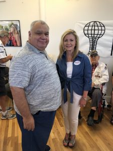 Monroe County Republican Chairman Lance Caveat and Marsha. 