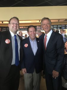 County Commissioner at Large Seat 11 Justin Biggs, Knox Sheriff Tom Spangler and TN Governor Bill Haslam