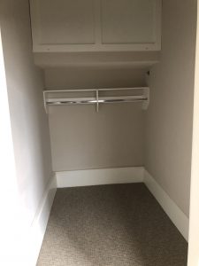 Closet to the one bedroom 