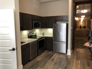 Kitchen to the same one bedroom