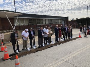 Calfee was part of other elected officials with the ceremonial Groundbreaking 