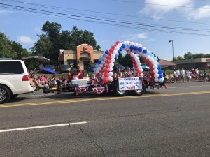 A float in the parade