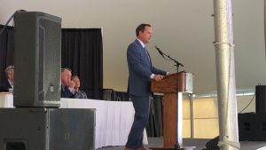 TN Speaker of the House Cameron Sexton speaking at the 2019 TN Valley Fair Business and Government Leaders lunch