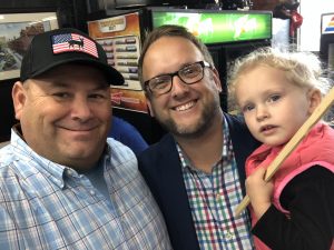Knox County Commissioner at Large Seat 11 Justin Biggs, his daughter Miss. Lilly Ann and me 