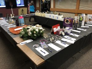 some of the silent auctions items. This also helps increase the contribution to the non profits