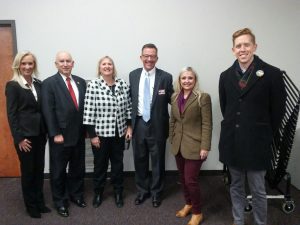 from left to right, Tina Marshall, candidate for Assessor of Property, Dr. Richard Briggs, Becky Duncan Massey, Wes Stone. Candidate for Knox County Criminal Court Judge, Rhonda Lee, candidate for Public Defender and Matthew Park, candidate for TN State House District 15 