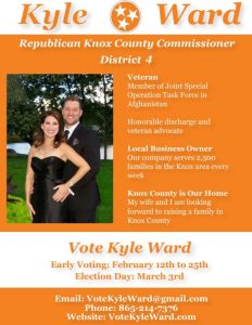 Kyle Ward, the well grounded choice for the fourth district