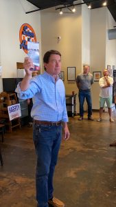 Bill Hagerty at a campaign meet and greet at Sam and Andy's Ftn. City Knoxville, TN