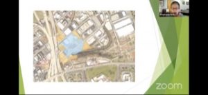 The brown property is all owned by Boyd, the blue is the proposed stadium footprint