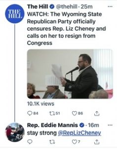 a tweet from Ed Mannis on 2/6/2021