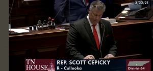 Rep. Scott Cepicky passing the Bill to protect young girls in sports. 