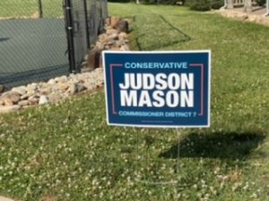 the yard sign