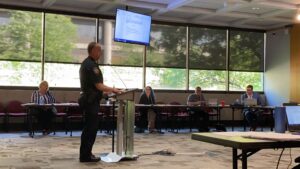 Bernie Lyon speaking on behalf of Knox Sheriff's Office on July 15, 2021