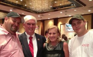 myself, Congressman Duncan, Lynn Duncan and my son on the night of the Republican Primary 2014
