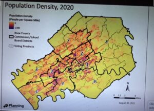 Population Density in 2020