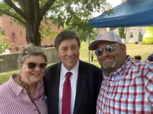 Mrs. Emery, Judge Griffey P. Emery and I at TN Statehood Day June 1, 2021