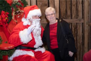 Santa with Ann Milsaps 